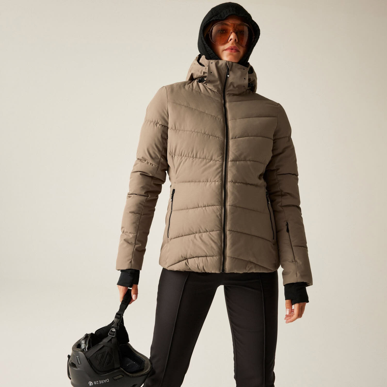 Dare2B Glacier Jacke Damen Skijacke Snowboardjacke braun