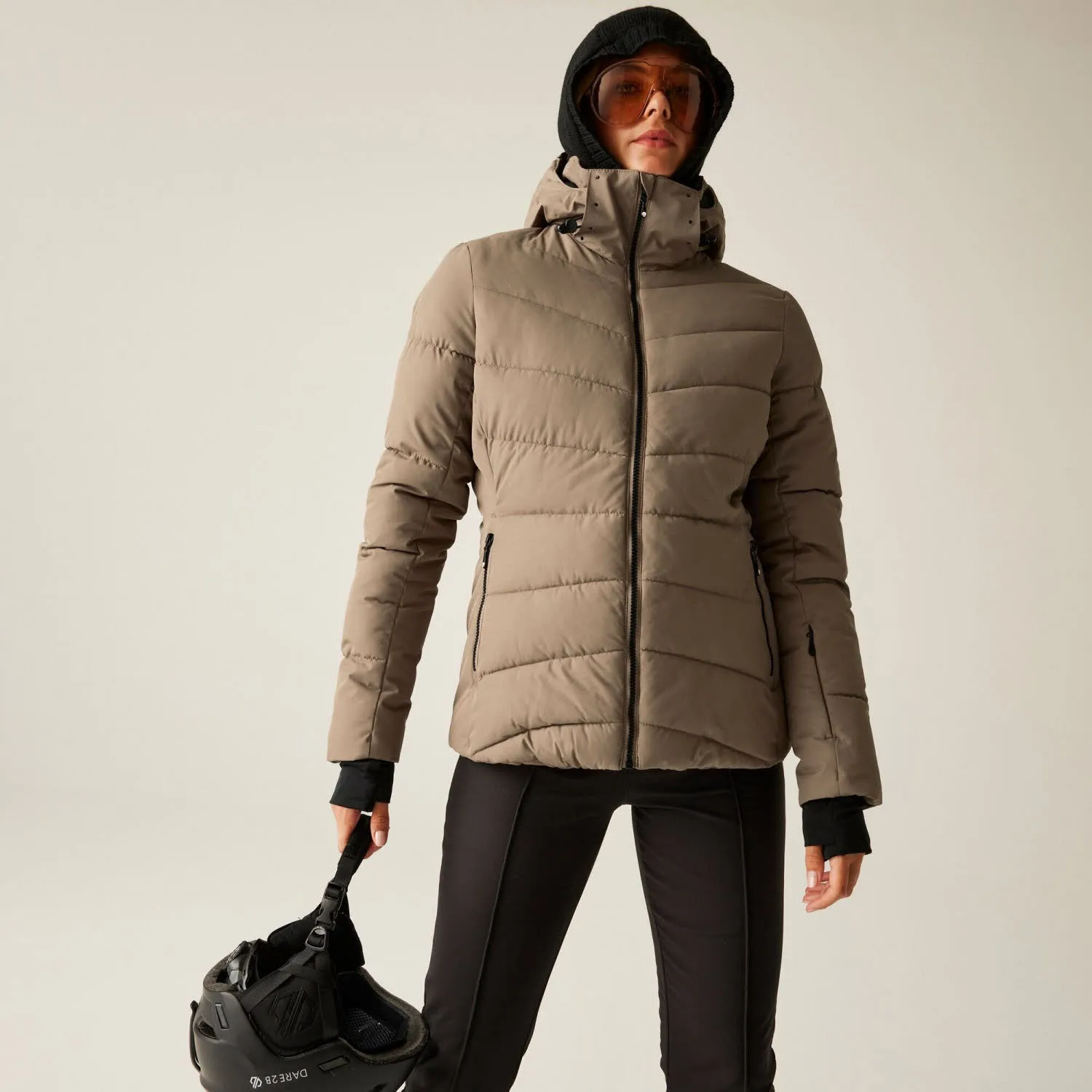 Dare2B Glacier Jacke Damen Skijacke Snowboardjacke braun