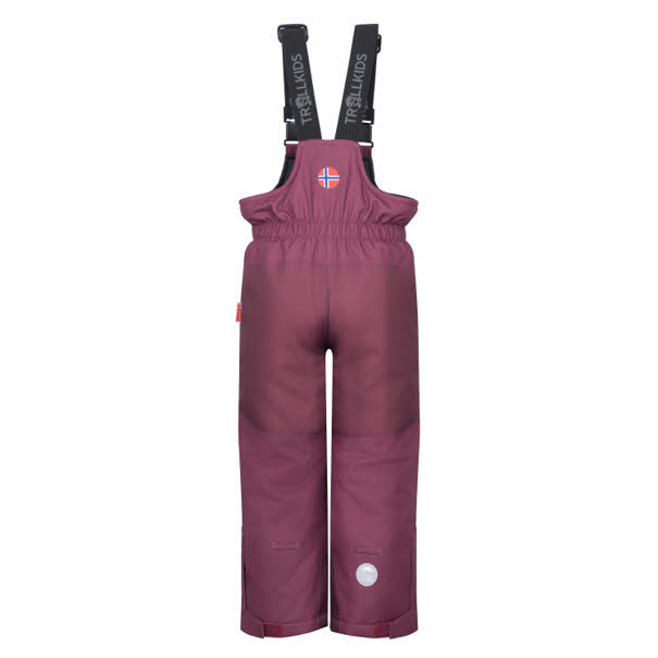 TROLLKIDS Kids Nordkapp Pants Mädchen Ski-/Snowboardhose deep ruby