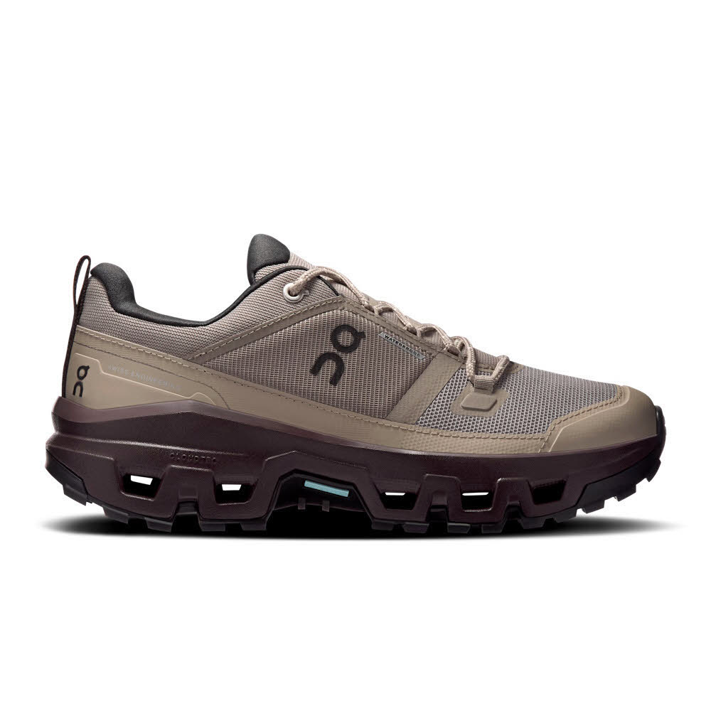 ON CLOUDROCK LOW WP Damen Wanderschuhe Trekkingschuhe Low cinder/ox