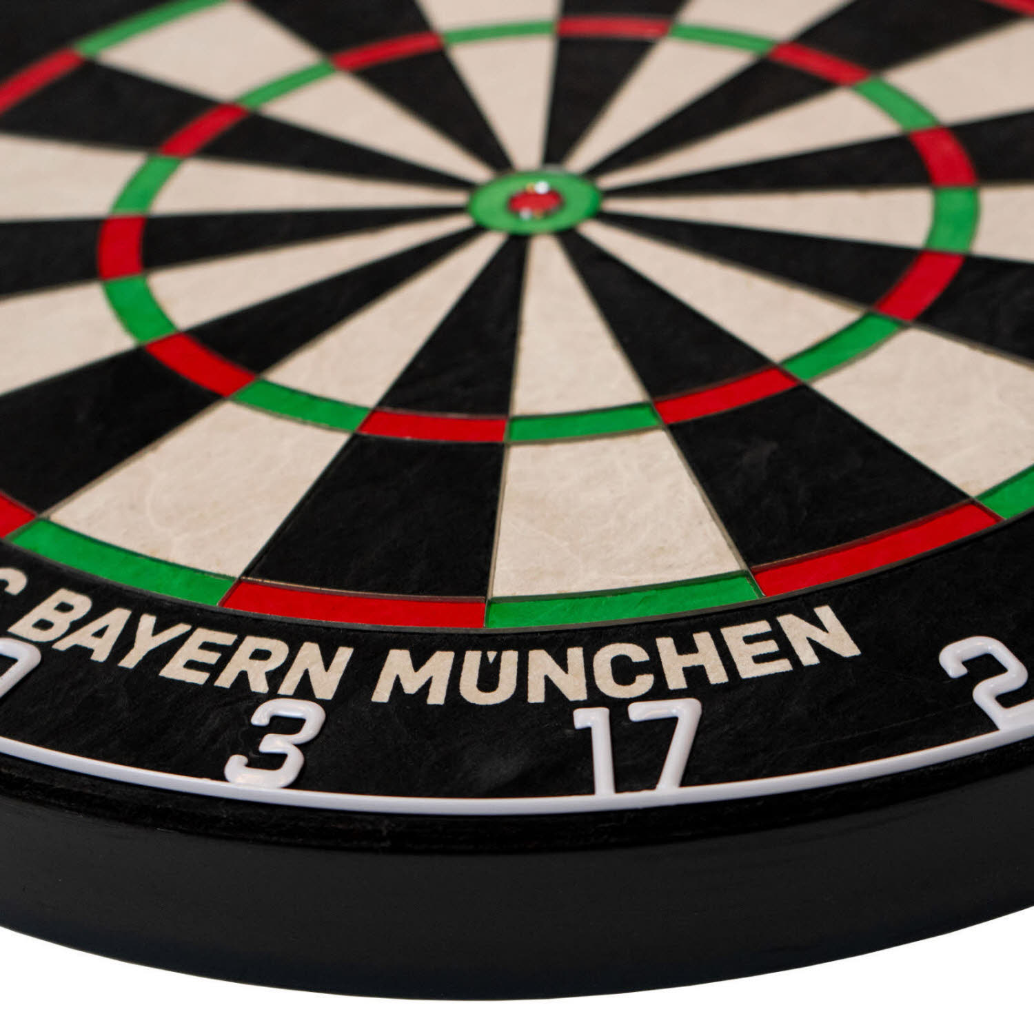 BULL’s FC Bayern München Bristle Board Steeldartboard schwarz