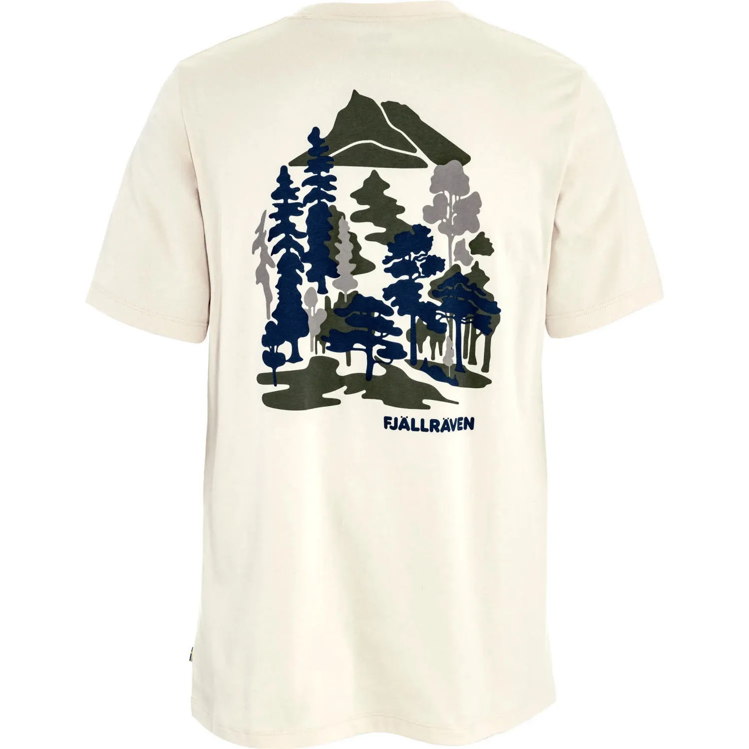 Fjällräven Swedish Forest T-Shirt M Herren Freizeitshirt chalk white