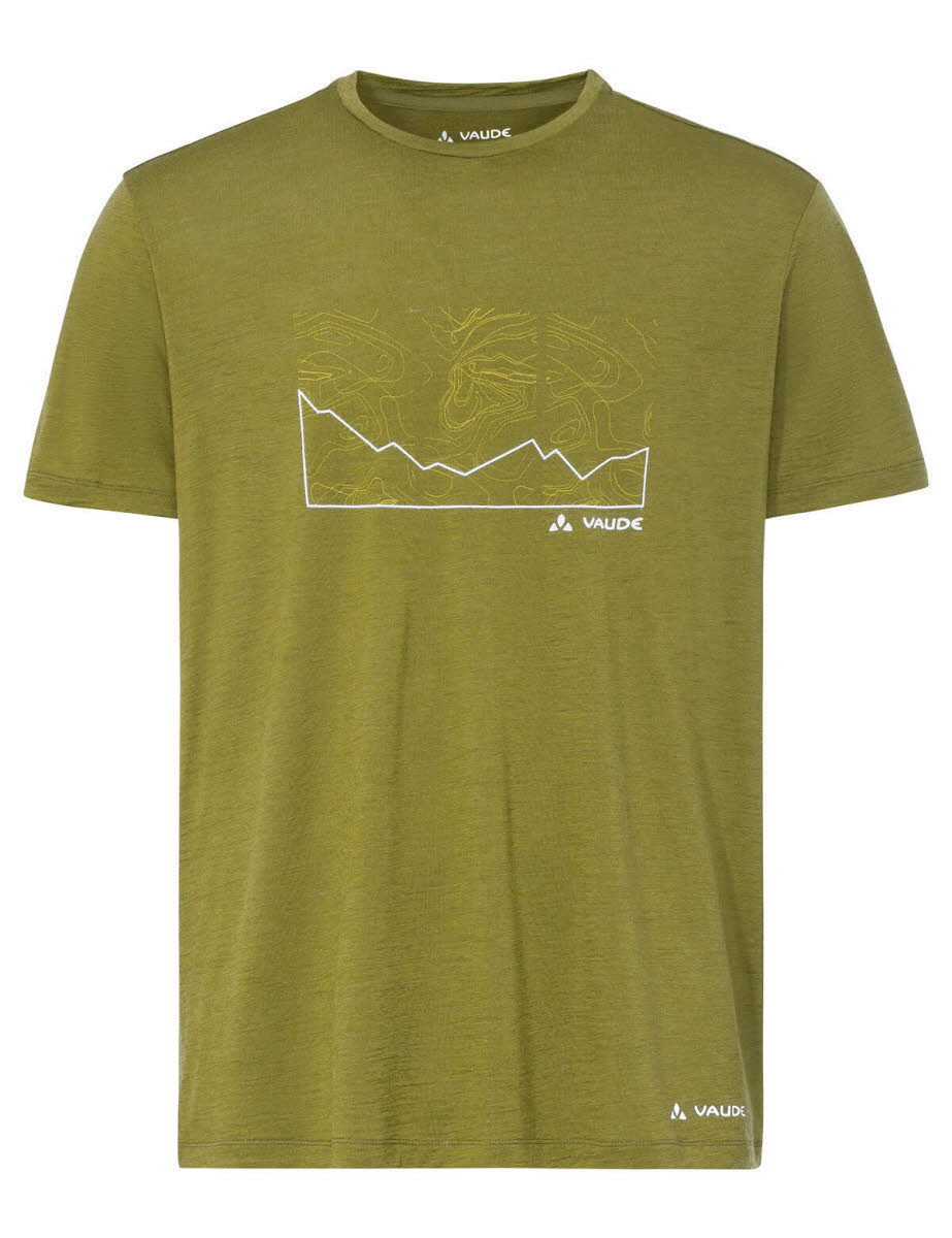 Vaude Tekoa Wool Herren T-Shirt Merino grün