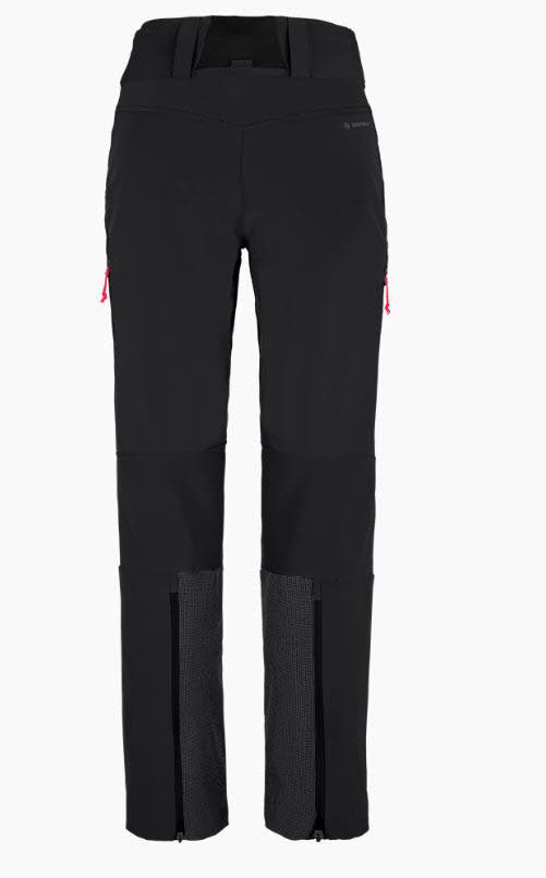 Salewa Comici Trekkinghose gefüttert Wanderhose lange Hose Damen schwarz