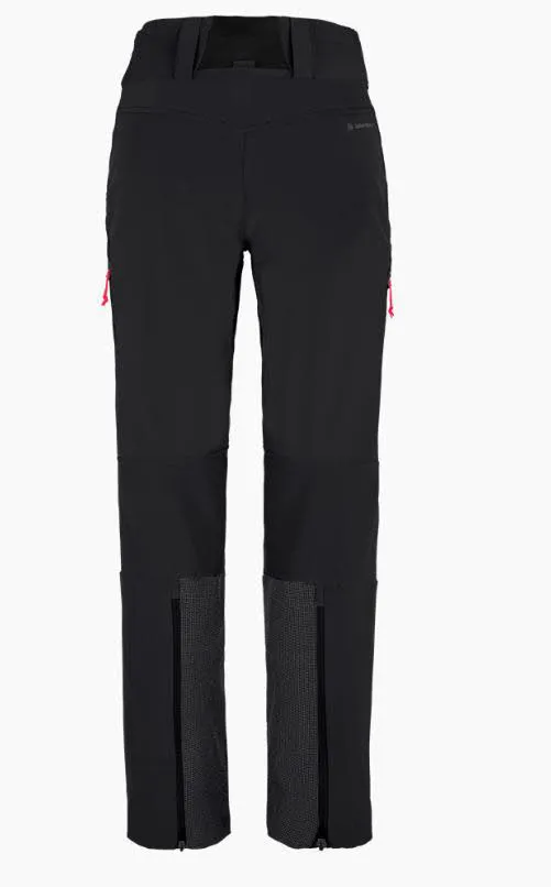 Salewa Comici Trekkinghose gefüttert Wanderhose lange Hose Damen schwarz