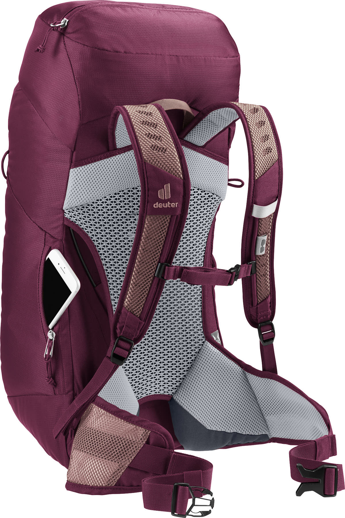 Deuter AC Lite 28 SL Wanderrucksack Damen ashrose-cassis