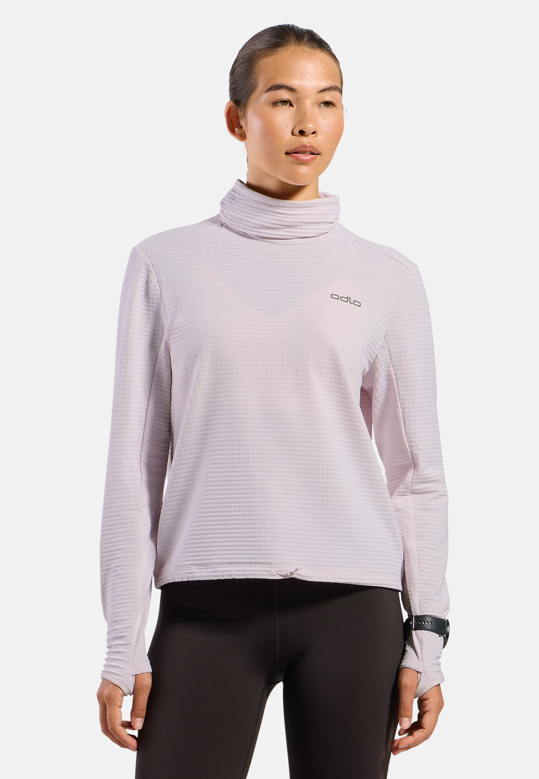 Odlo Essential Thermal Damen Skirolli Rollkragenpullover rosa