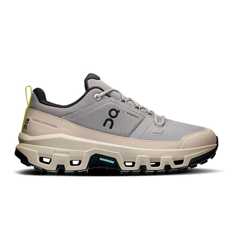 ON Cloudrock Low WP Trekkingschuhe Wanderschuhe Damen grau
