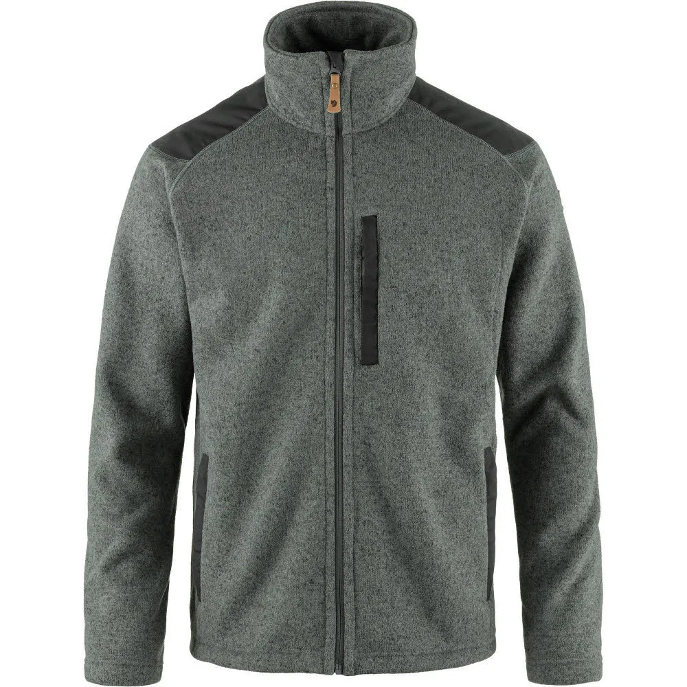 Fjällräven Buck Fleece Herren Fleecejacke grau