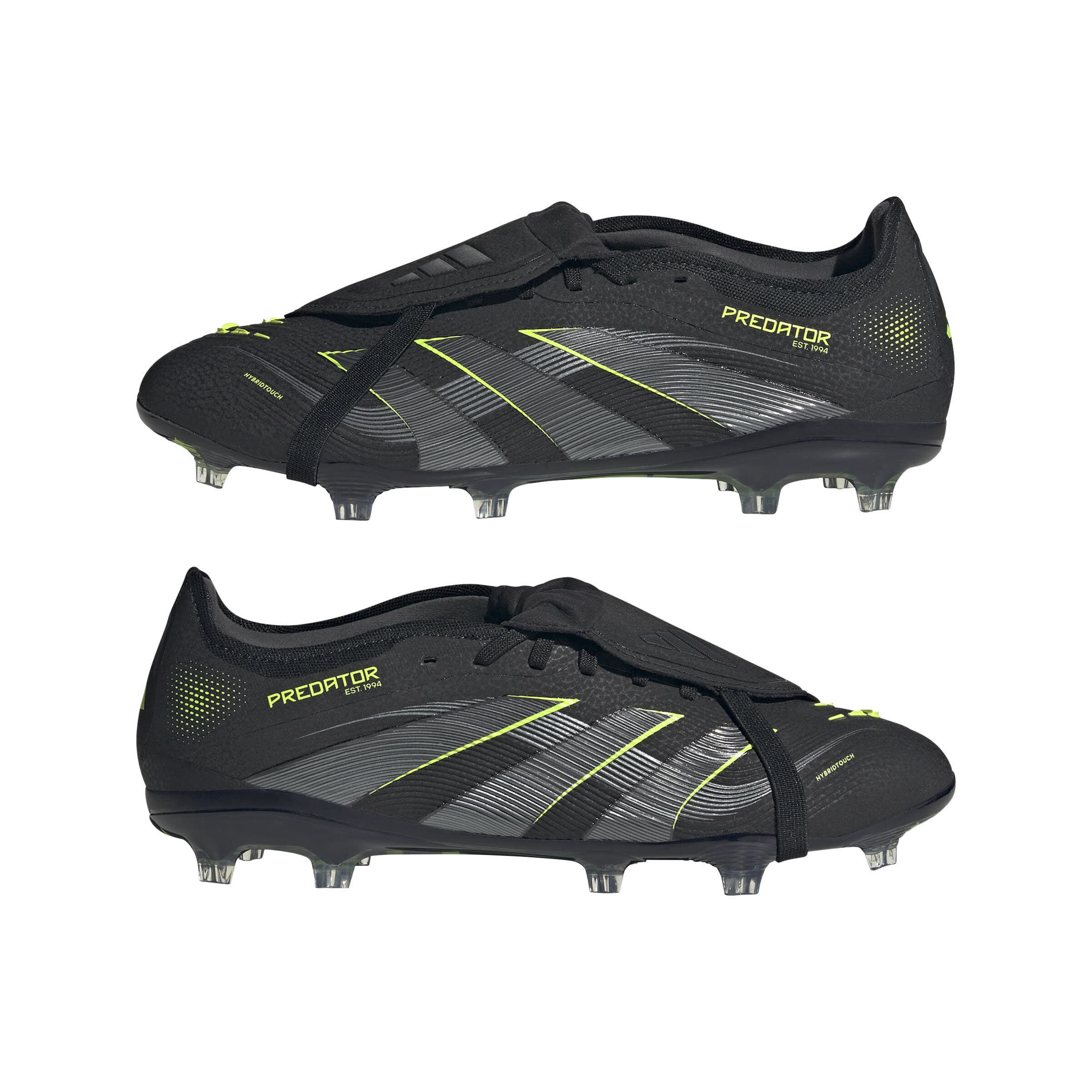 adidas PREDATOR PRO FT FG Unisex Fußballschuhe Stollenschuhe cblack/carbon/luclem