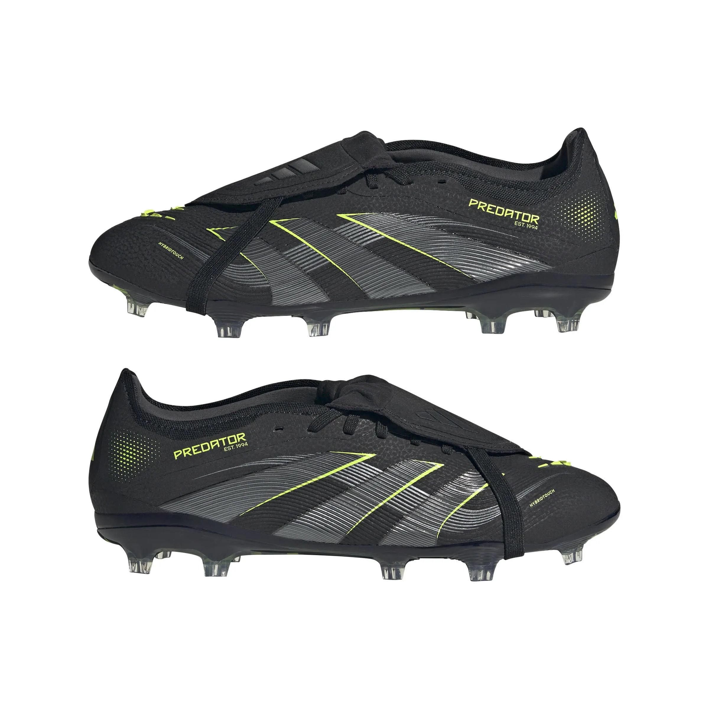 adidas PREDATOR PRO FT FG Unisex Fußballschuhe Stollenschuhe cblack/carbon/luclem