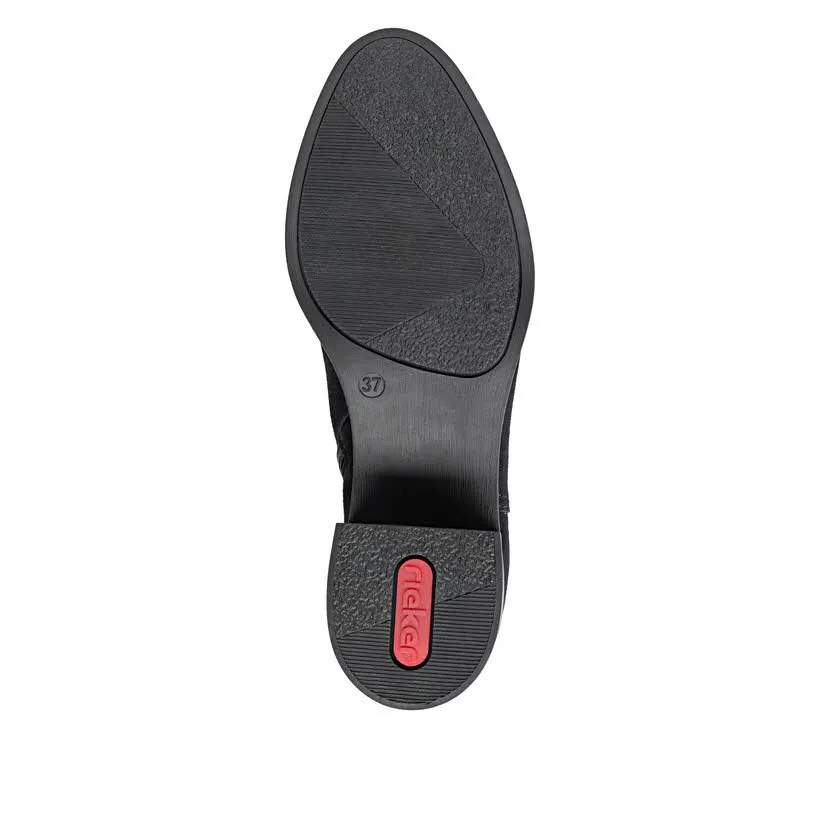 Rieker Stiefel Slipper Damen schwarz