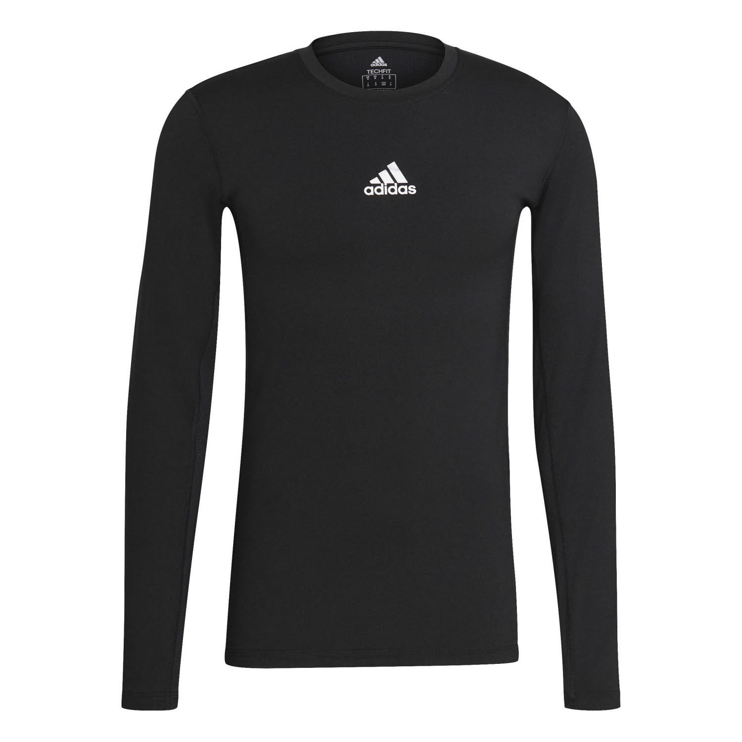 adidas TF LS TOP M Herren Sport Unterhemd Freizeit Fußball schwarz NEU