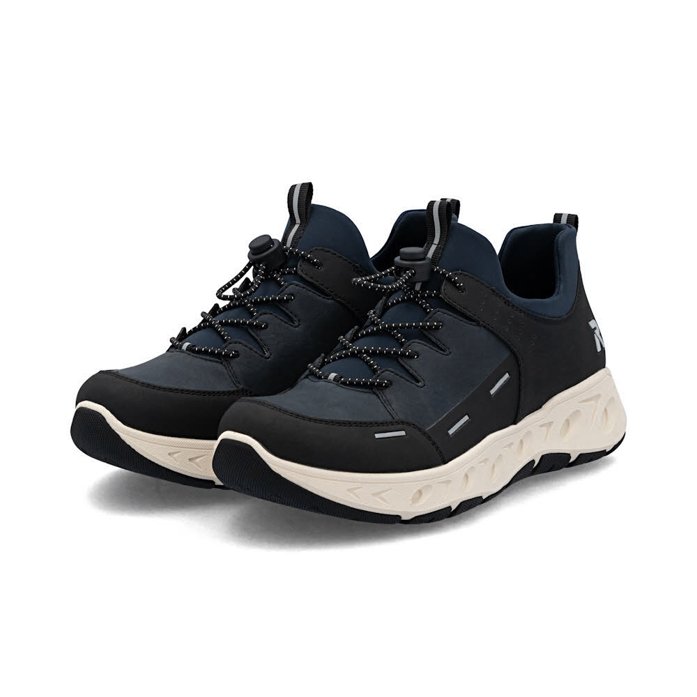 Rieker Damen Sneaker Low Halbschuhe dunkelblau