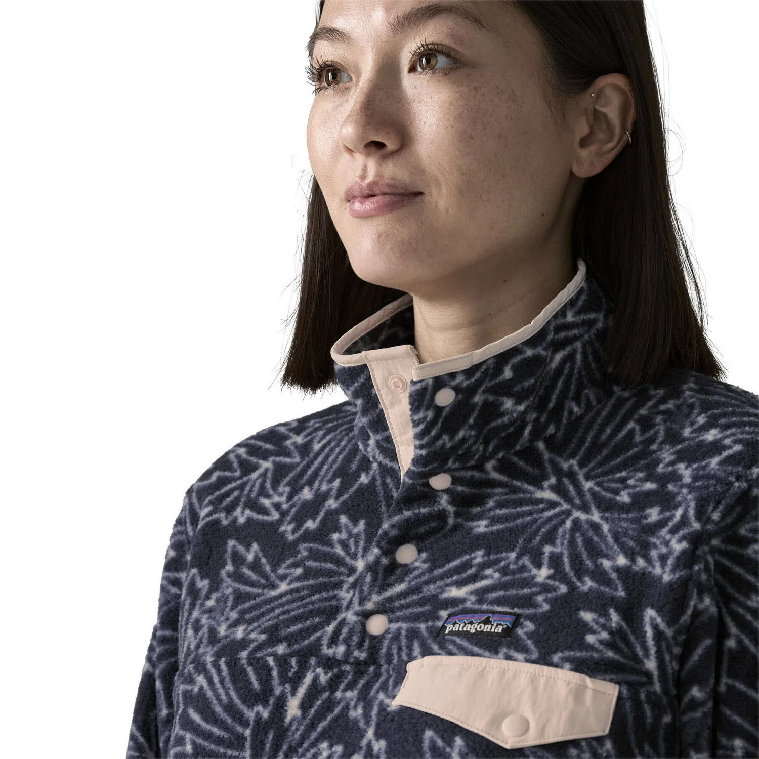 Patagonia Lightweight Synch Snap-T P/O Damen Fleecepullover blau