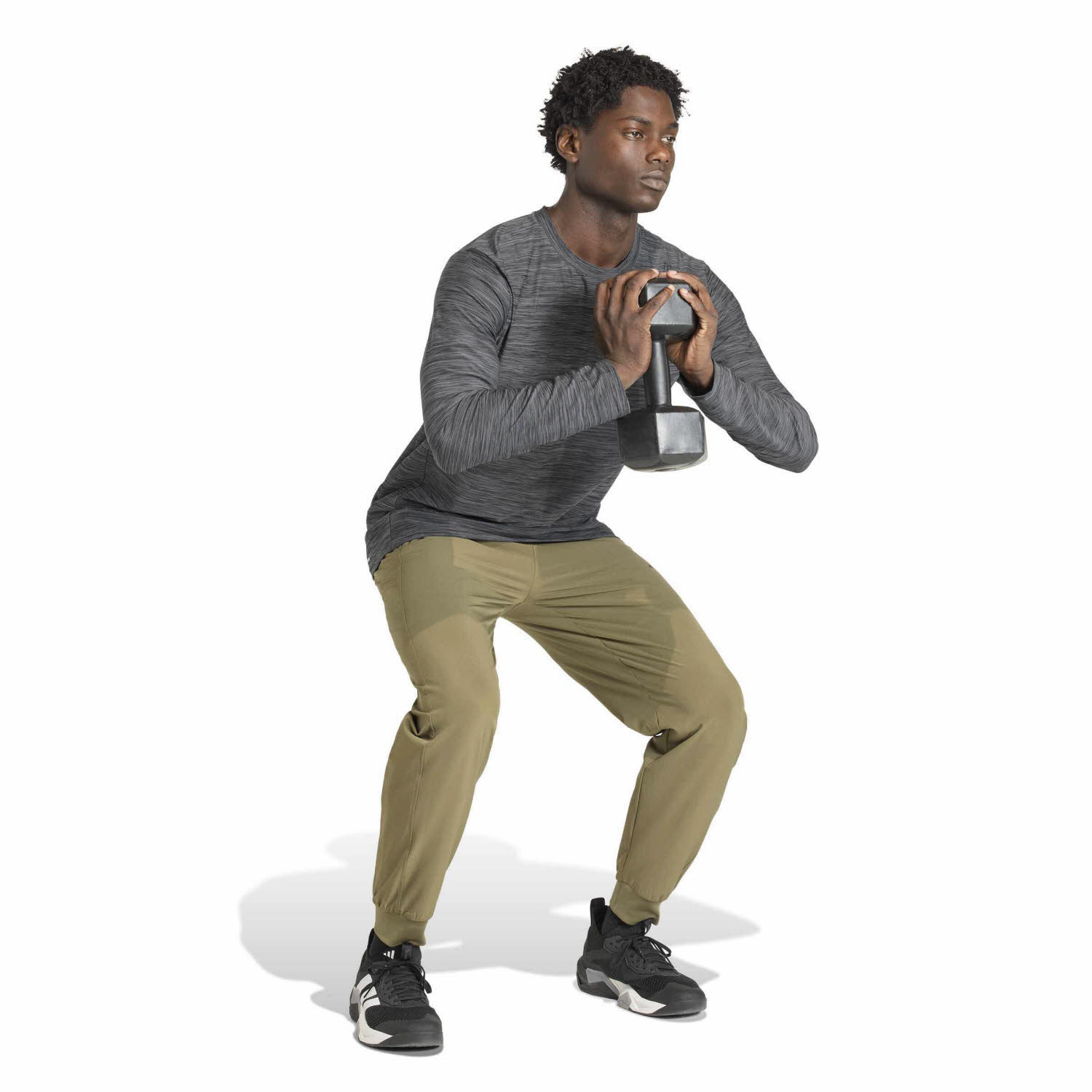 adidas Workout Essentials Flex Woven Herren Jogginghose Sporthose grün