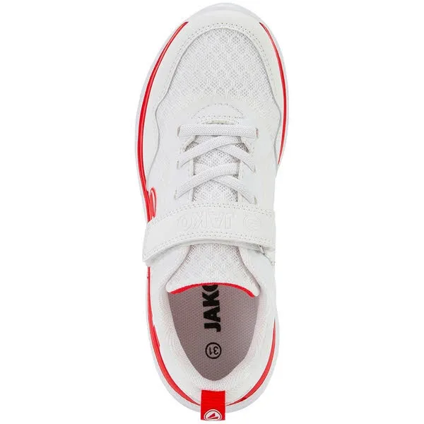 JAKO Sneaker Performance Junior Kinder weiß rot
