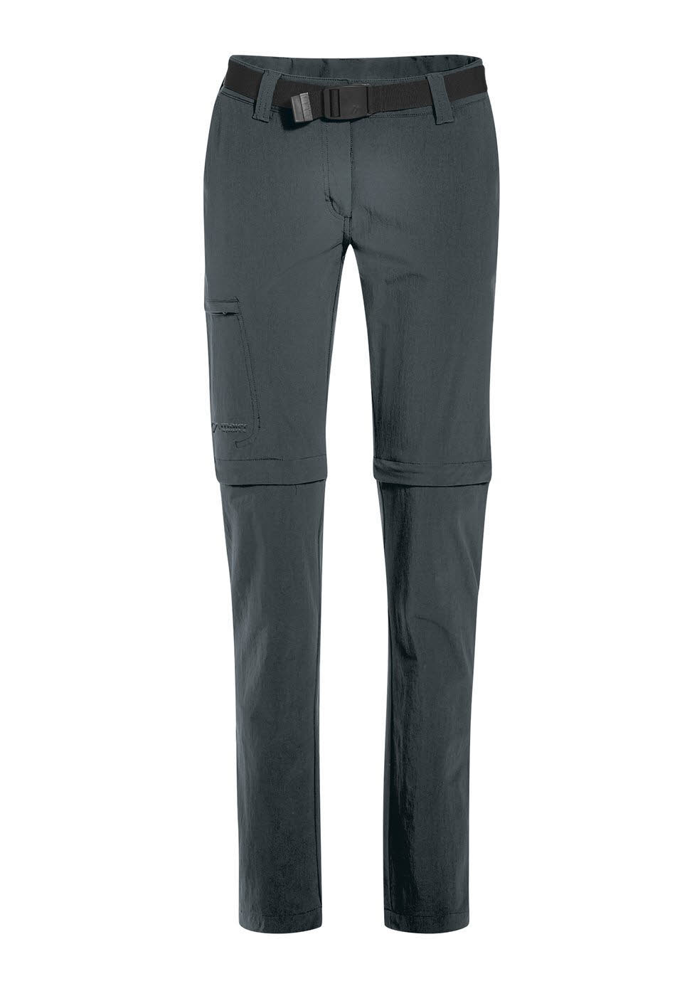 Maier Sports Wanderhose Inara Slim Zip Damen Funktion Outdoor Freizeit grau NEU