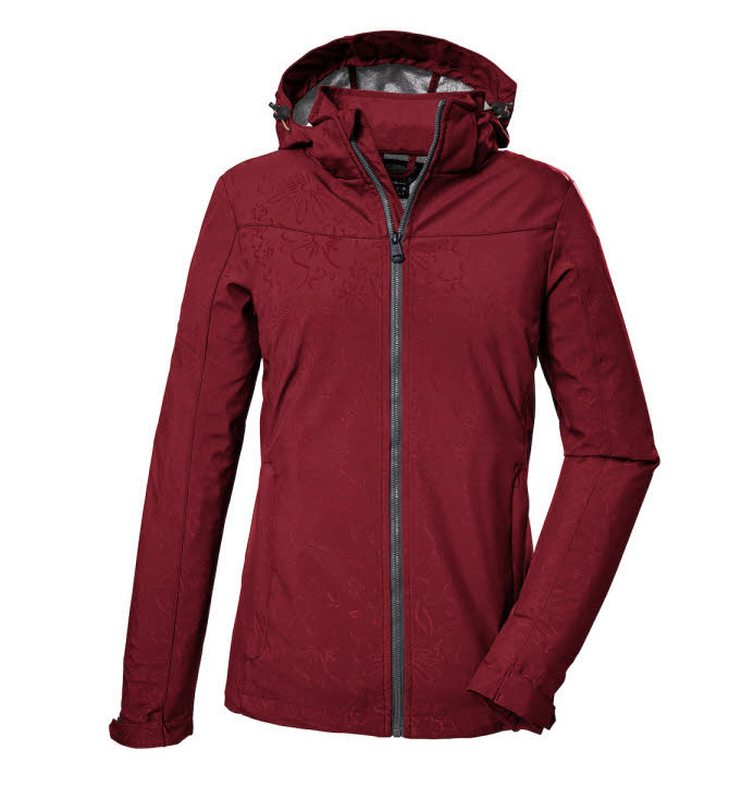 Killtec KOS 40 WMN SFTSHLL JCKT Damen Softshelljacke Wanderjacke rot