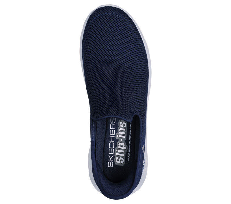 Skechers Go Walk Flex Herren Slip-ins Slipper blau