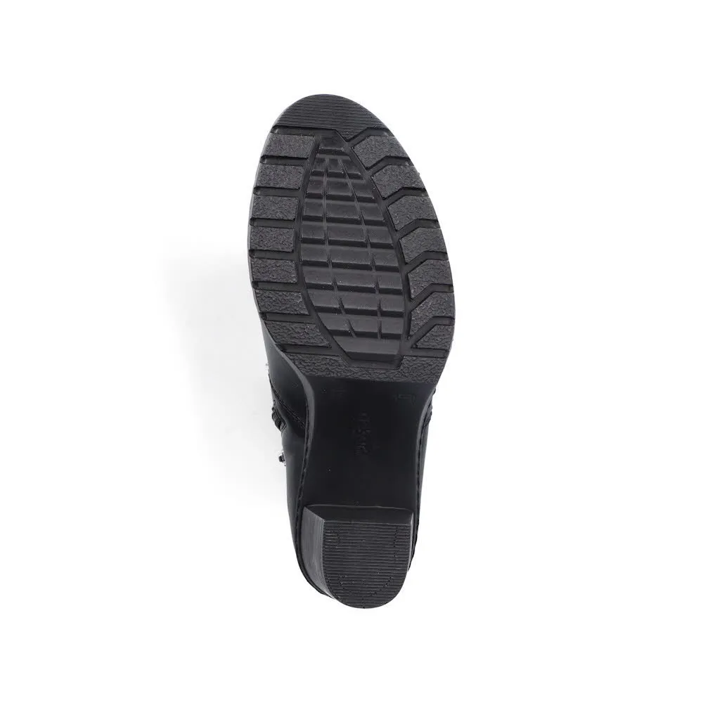 Rieker Stiefeletten Damen Freizeitstiefel Kurzstiefel schwarz