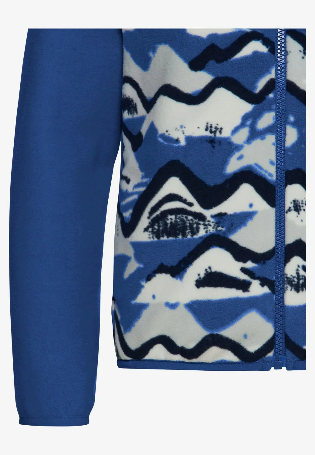 Jack Wolfskin PAW ERA 100 PRINT FZ K Kinder Fleecejacke blau