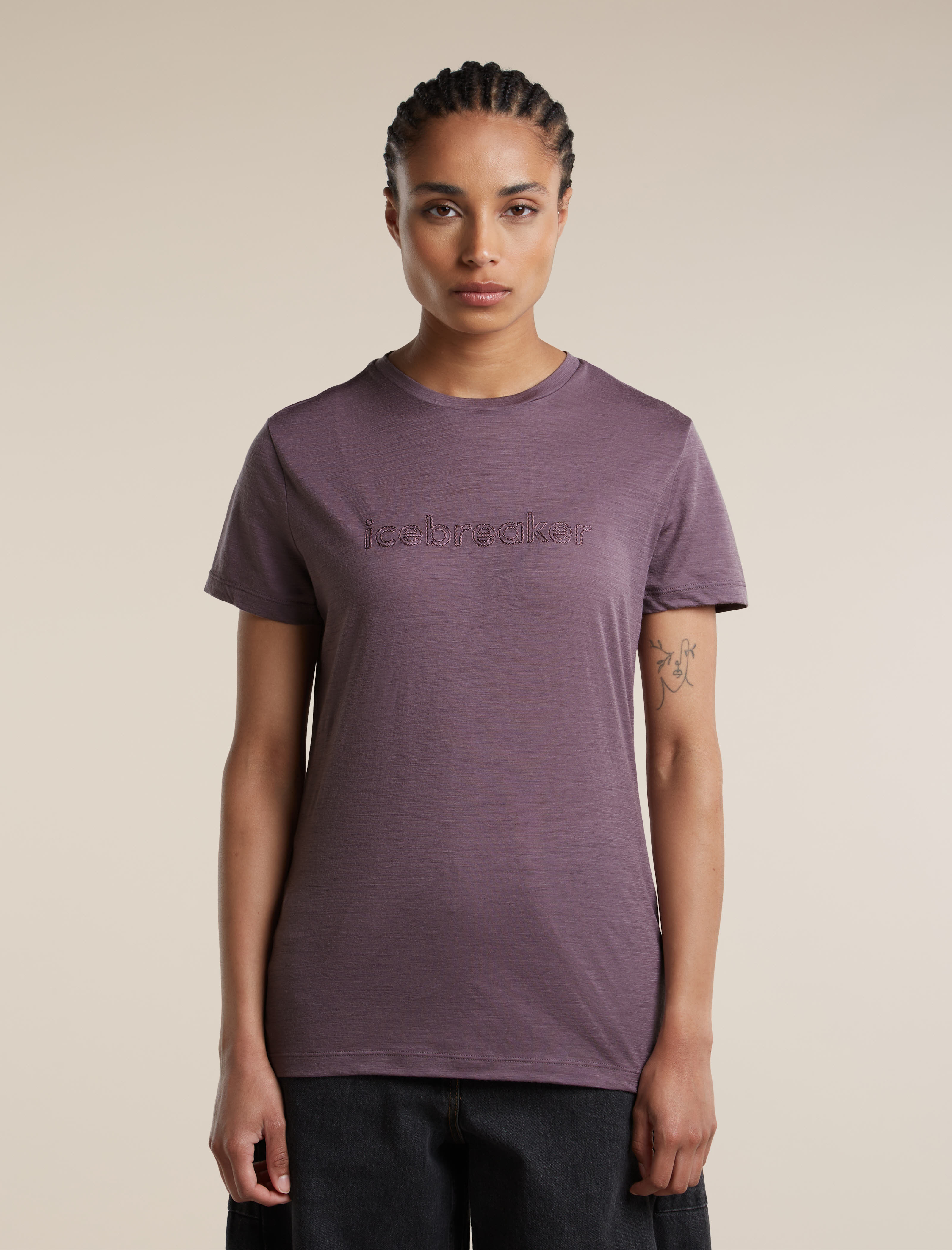 Icebreaker  M 150 Tech Lite SS Tee IBStitchlin Damen T-Shirt lila