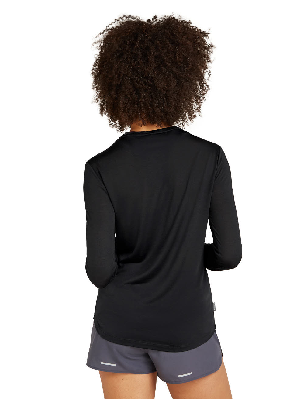 Icebreaker Merino 125 Cool-Lite Sphere III LS Tee Damen T-Shirt Funktionsshirt schwarz
