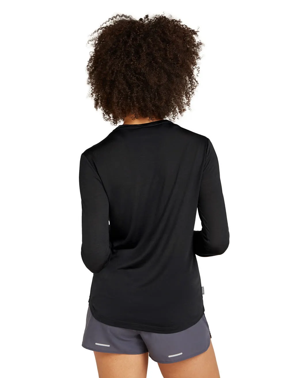 Icebreaker Merino 125 Cool-Lite Sphere III LS Tee Damen T-Shirt Funktionsshirt schwarz
