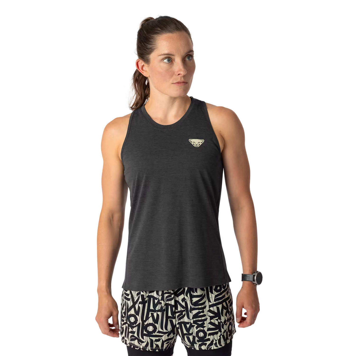 Dynafit TRAIL TANK W Damen Laufshirt Tanktop schwarz
