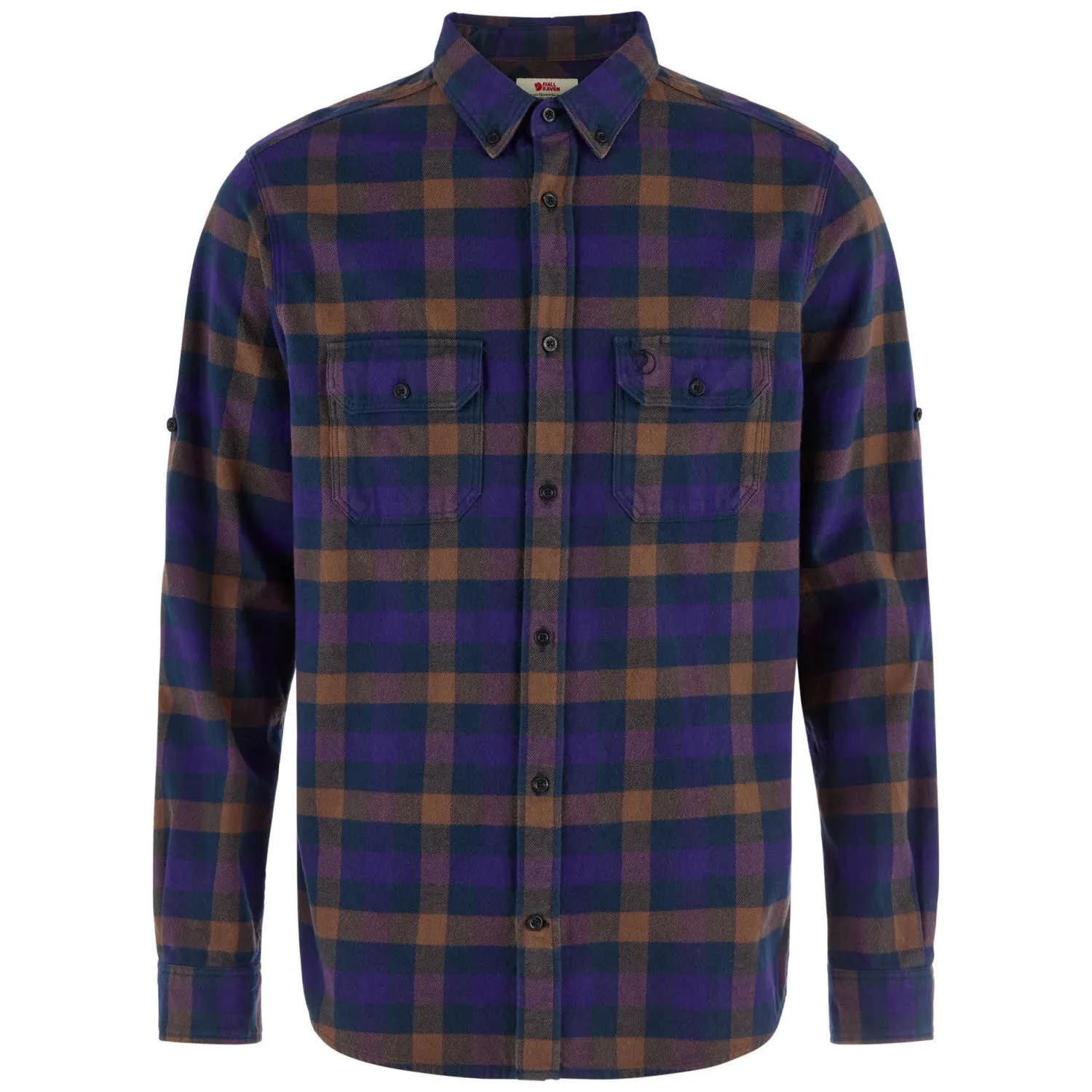 Fjällräven Skog Relaxed Shirt Herren Wanderhemd Outdoorhemd lila