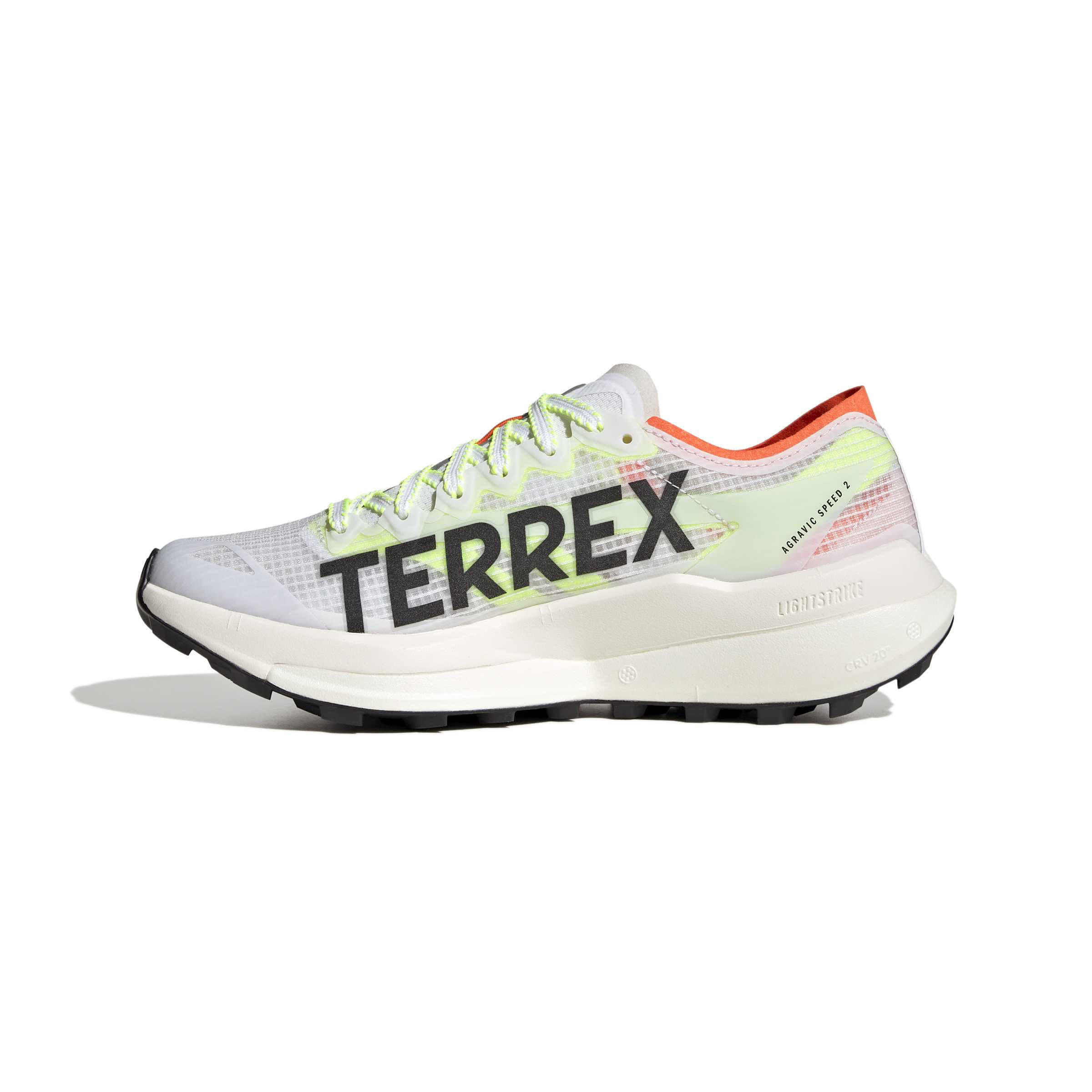 adidas Terrex Agravic Speed 2 Damen Trailrunning-Schuh Laufschuhe weiß/schwarz/orange