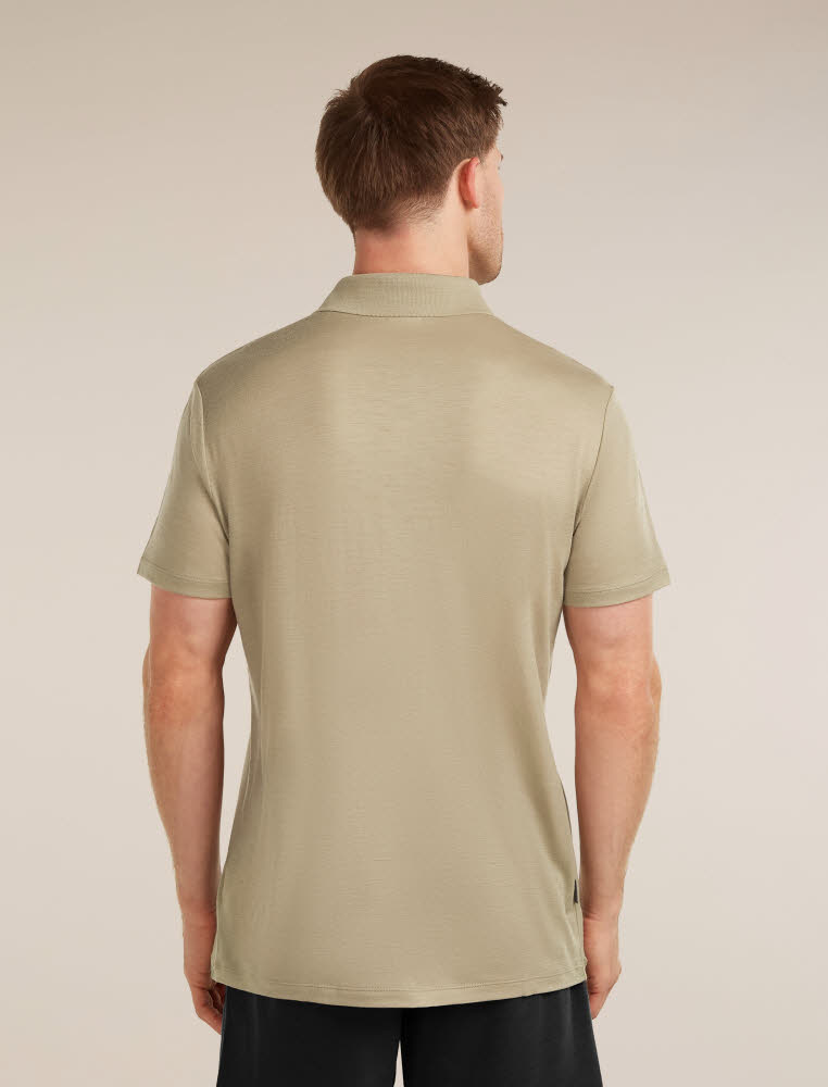 Icebreaker Merino 150 Tech Lite SS Herren Poloshirts beige