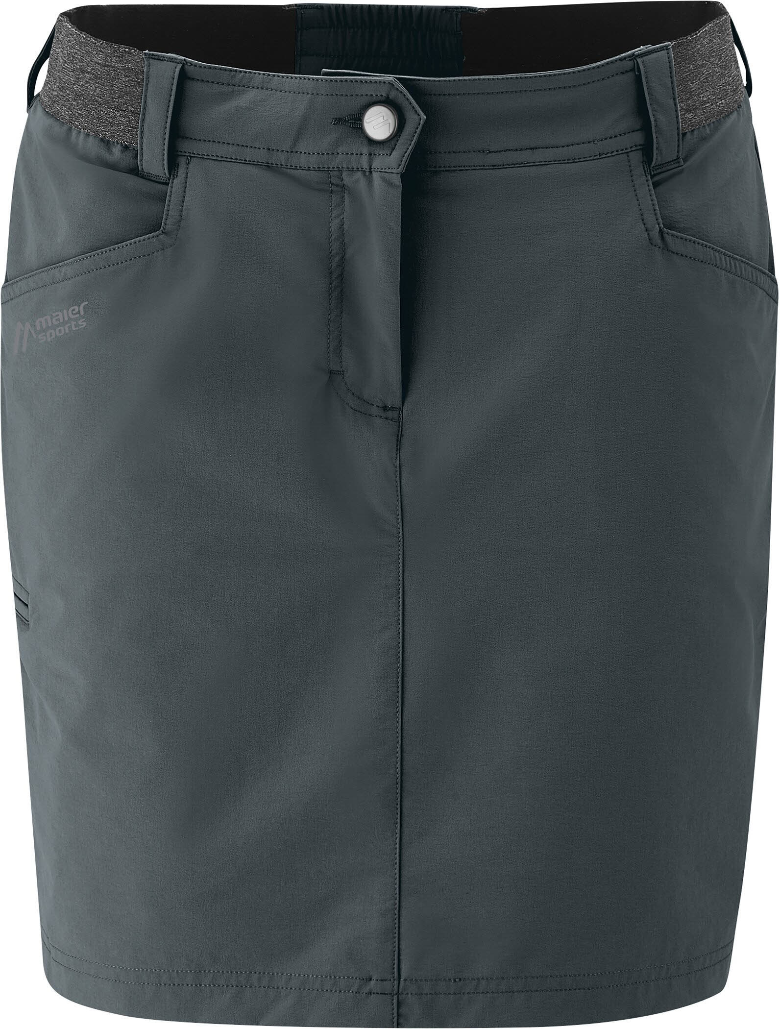 Maier Sports Norit SkortIn Damen Rock Wanderrock Outdoorrock grau