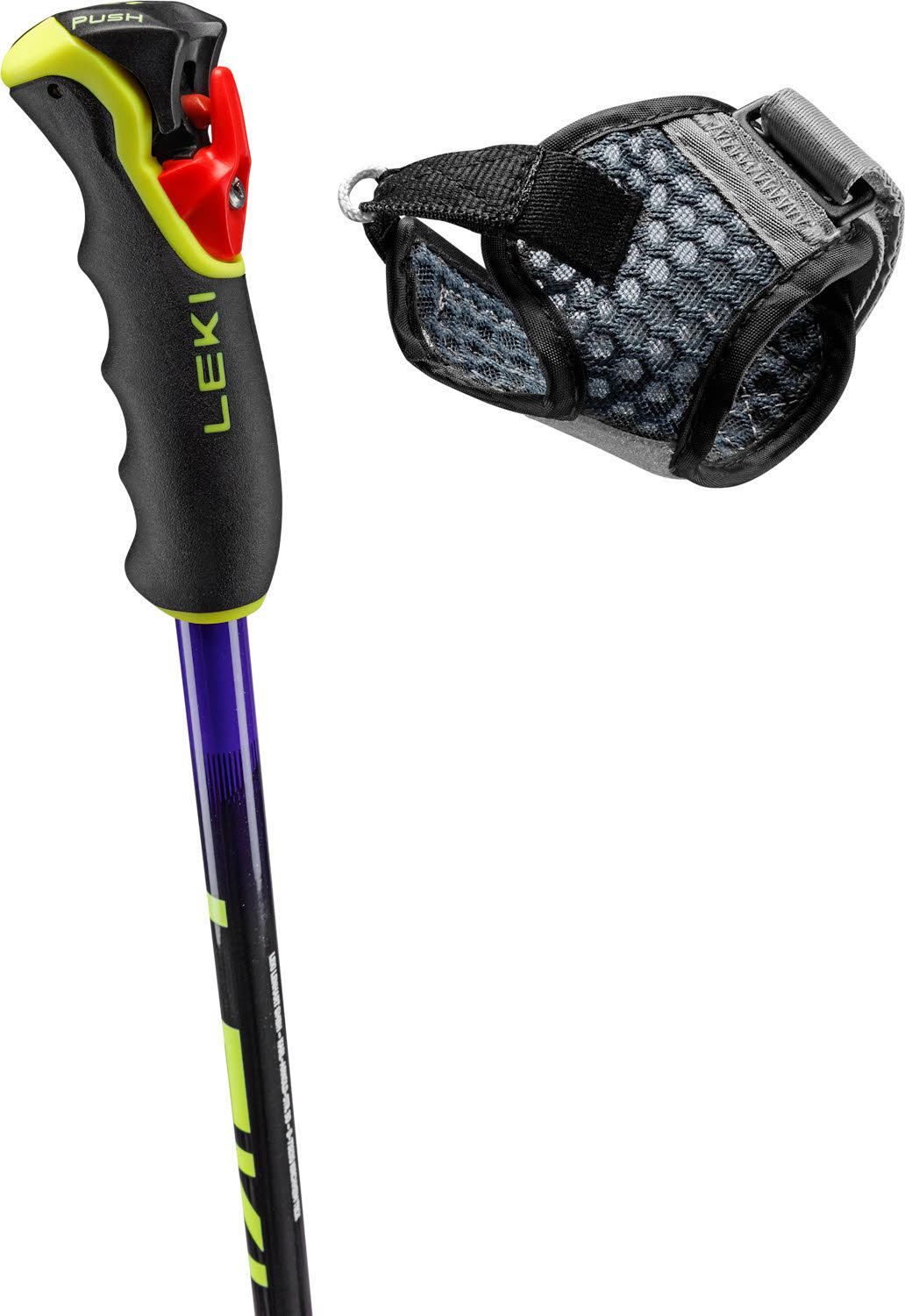 Leki Wyldbird Vario TR Unisex Skistöcke Ski Poles verstellbar violett/violett