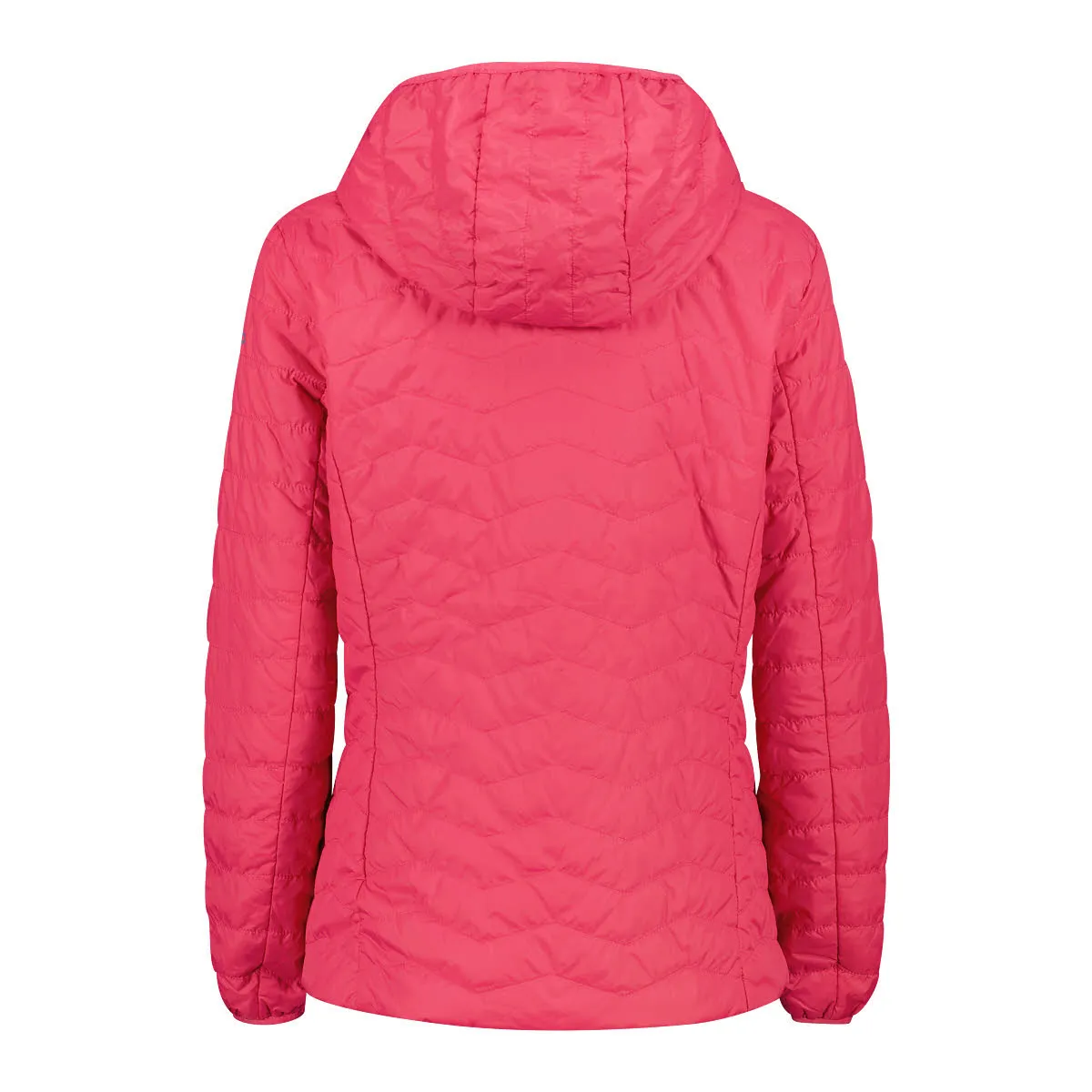 CMP WOMAN JACKET FIX HOOD Damen Steppjacke Daunenjacke magenta