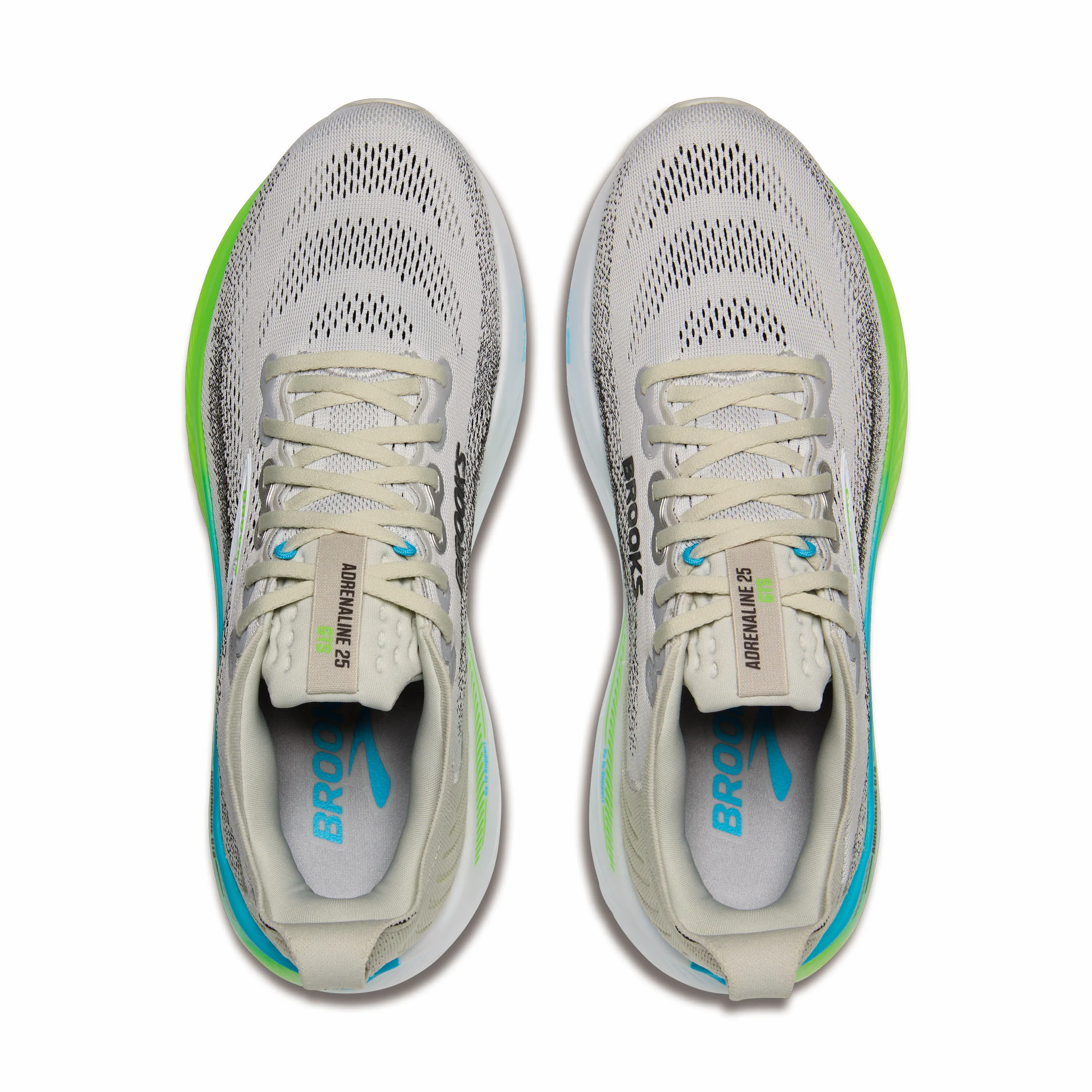 Brooks Adrenaline GTS 25 Herren Laufschuh Joggingschuhe weiß/grün