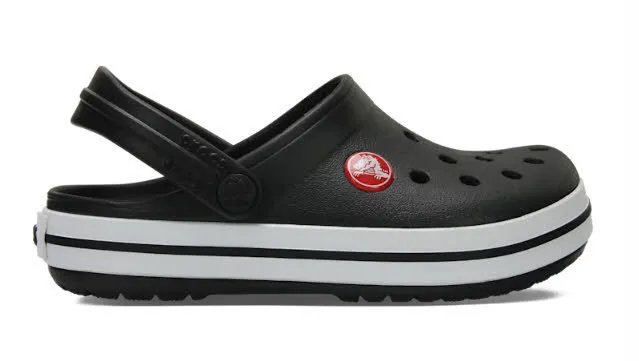 Crocs Kids' Crocband™ Clog Hausschuhe Gartenschuhe Kinder schwarz