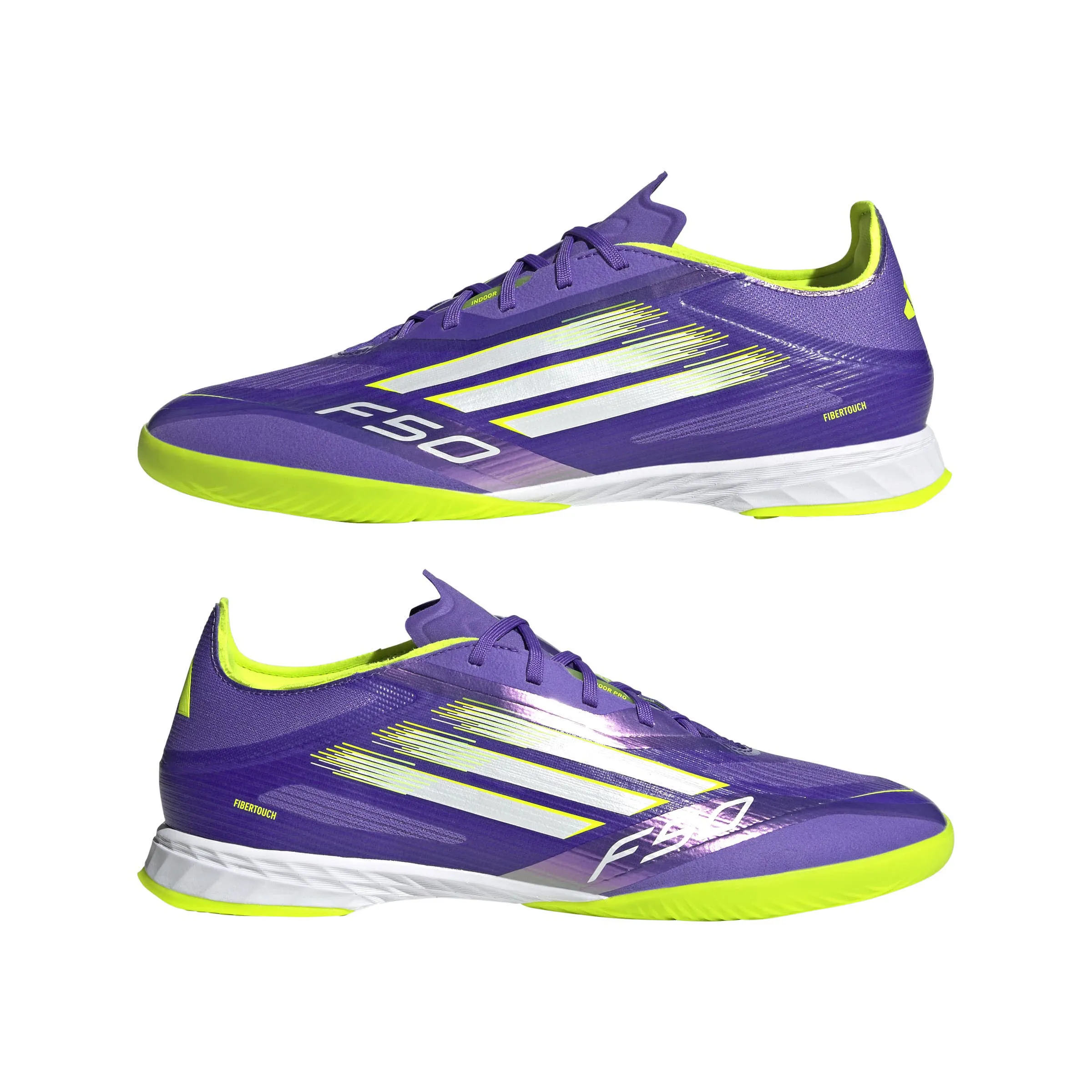 adidas F50 PRO IN Unisex Fußballschuhe Hallenschuhe purrus/ftwwht/luclem