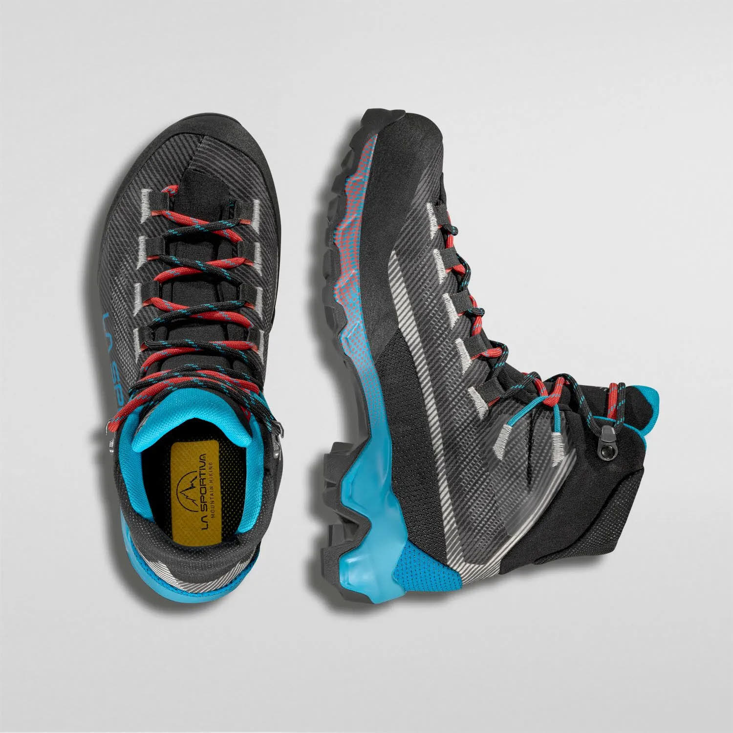 La Sportiva Aequilibrium Hike GTX Damen Wanderschuhe Carbon/Malibu Blue