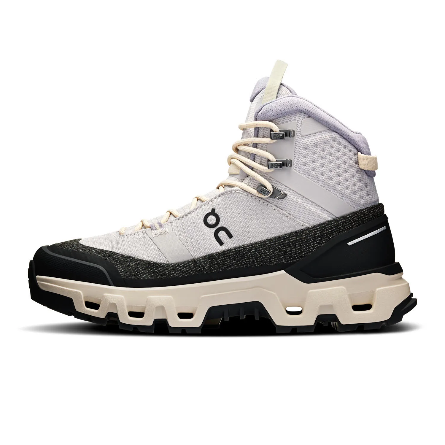 ON Cloudrock Trek WP Trekkingschuhe Wanderschuhe Damen silber weiß