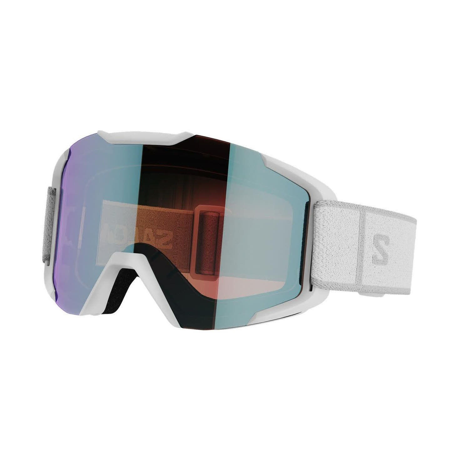 Salomon xView Photo Damen Skibrille white