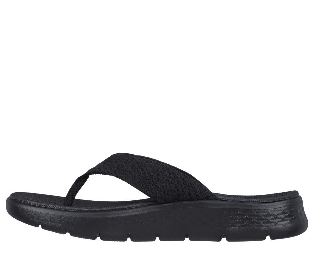 Skechers GO WALK FLEX SANDAL - SPLENDOR Damen Flip-Flops Sandalen schwarz