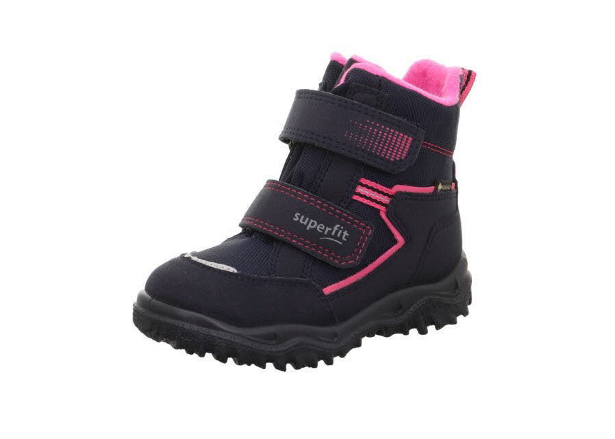 Superfit HUSKY Mädchen Stiefel Outdoorschuhe blau/pink