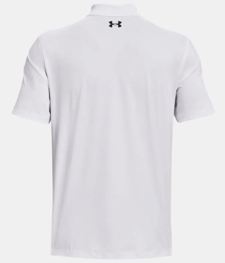 Under Armour Performance 3.0 Herren Polo Poloshirt weiß