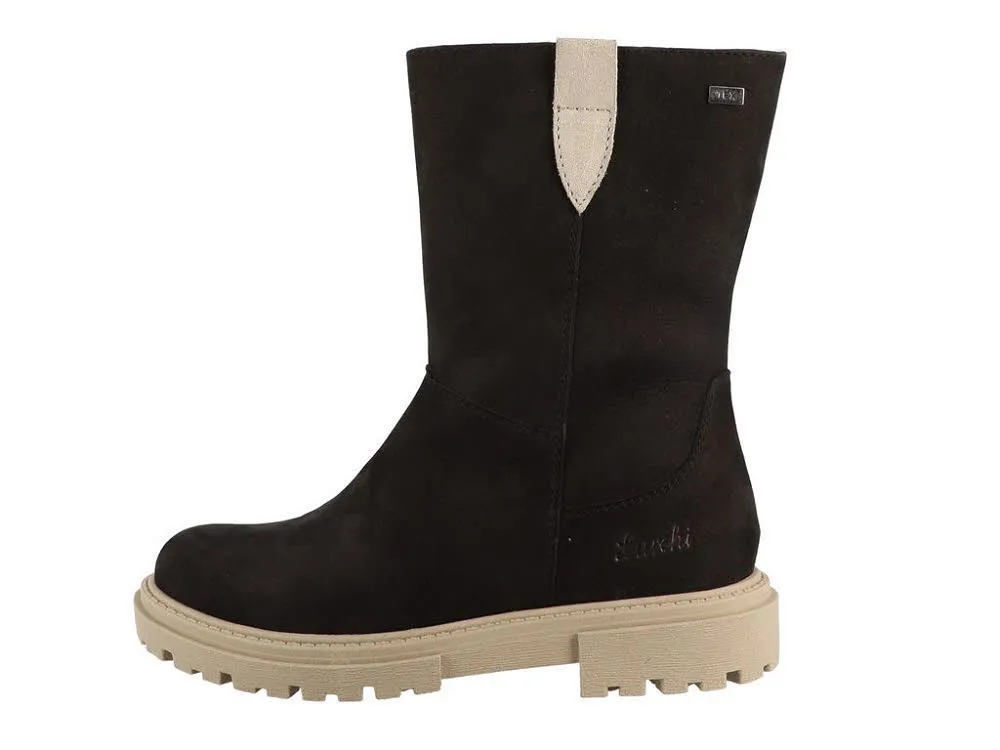 Lurchi KARMA-TEX Mädchen Stiefeletten Modestiefel black