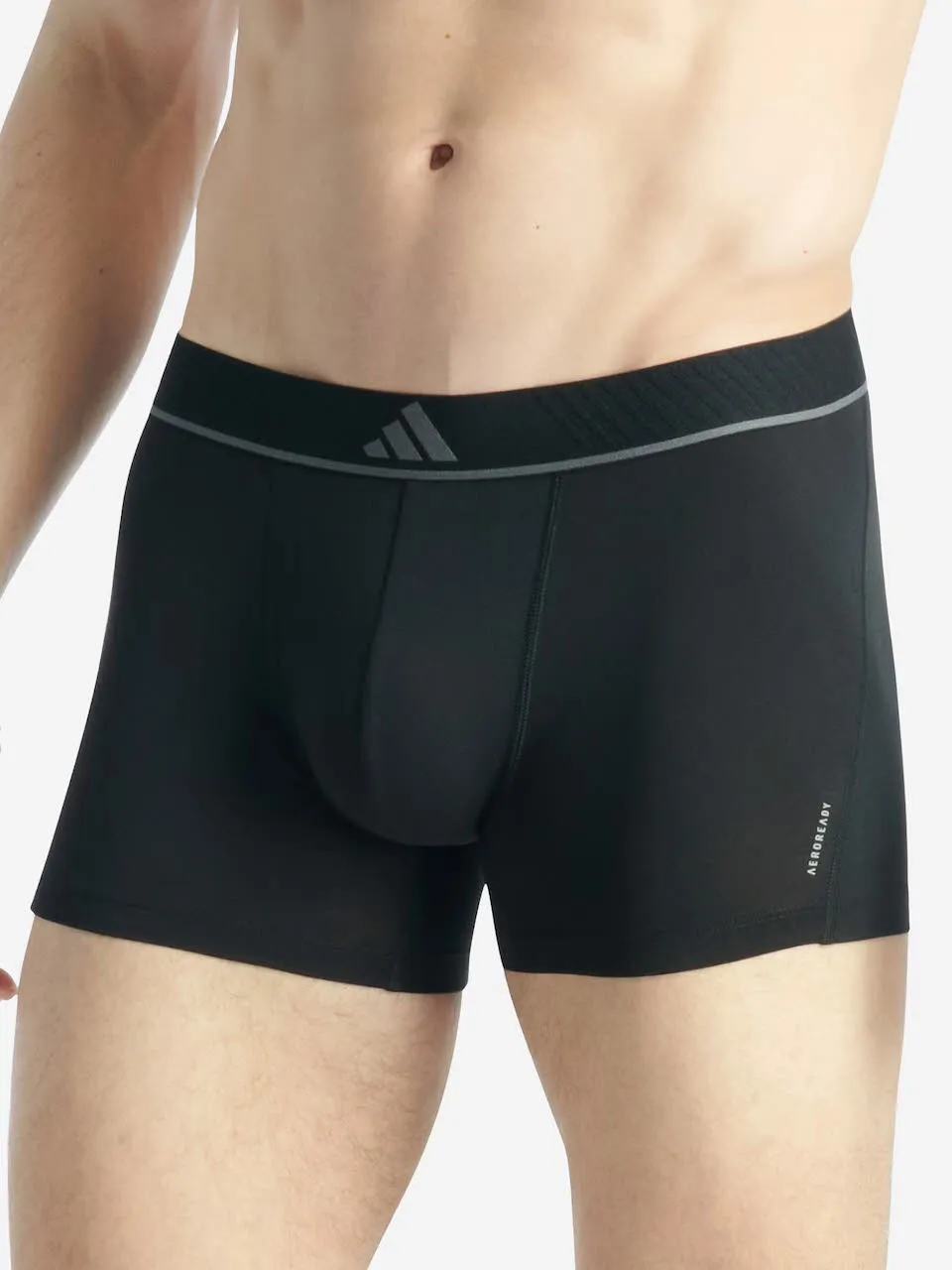 adidas Herren Trunk 3er Set Aeroready chwarz
