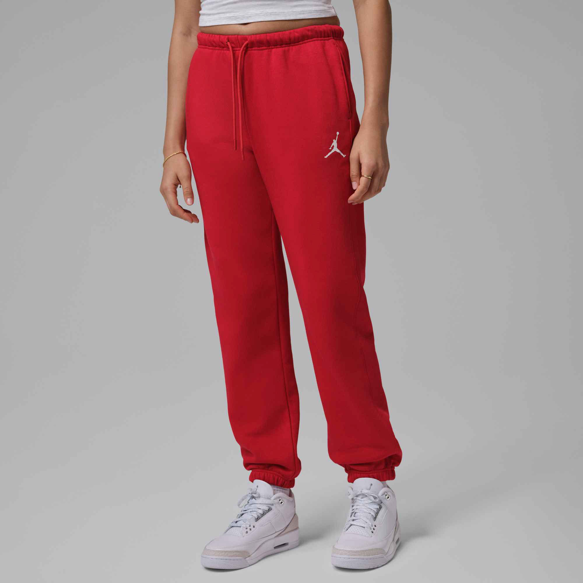 Nike W J JUMPMAN FLC PANT 2 Damen Jogginghose rot