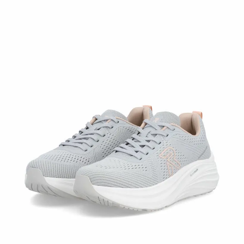 Rieker MELTON Damen Sneaker Halbschuhe hellgrau