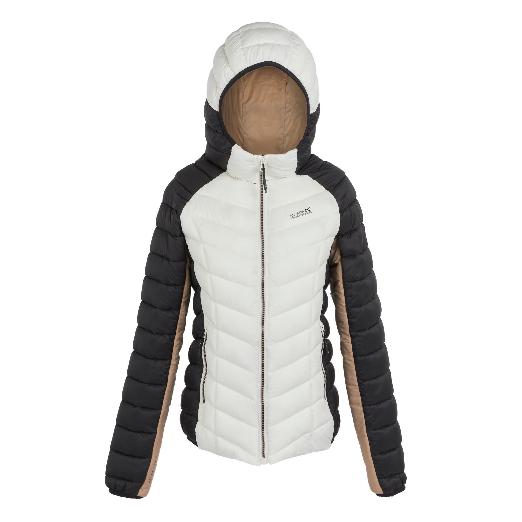 Regatta Dalent Daunenjacke Steppjacke Kapuzenjacke Damen weiß schwarz